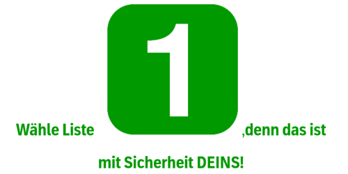 Wähle-Liste-1-Spruch